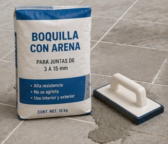Boquilla con arena